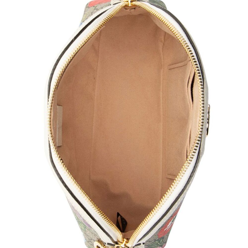 Gucci GG Supreme Flora Ophidia Dome Small Shoulder Bag - Picture 7 of 13